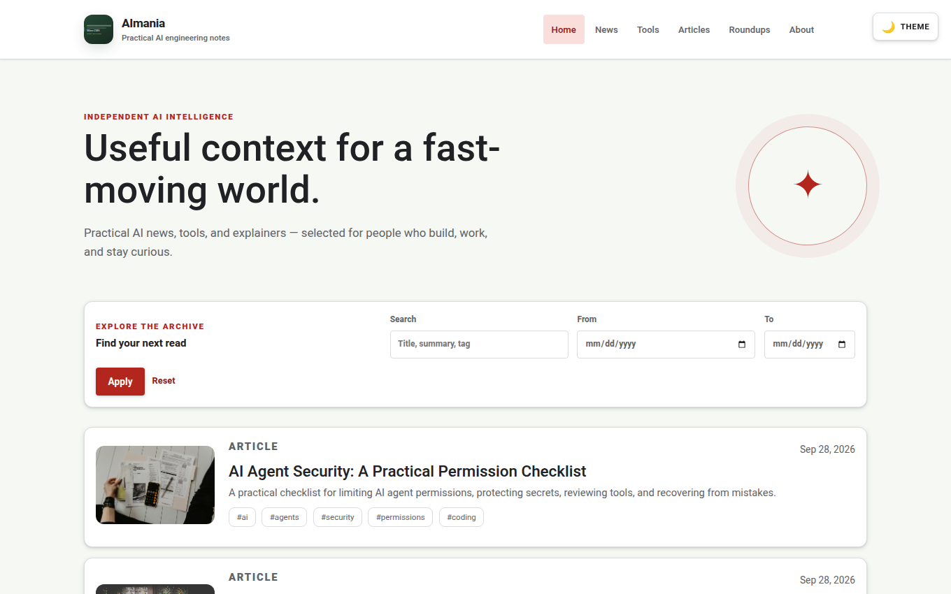 Project preview: AImania